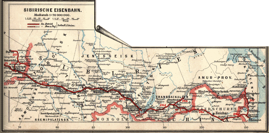 Transsib Karte 1897